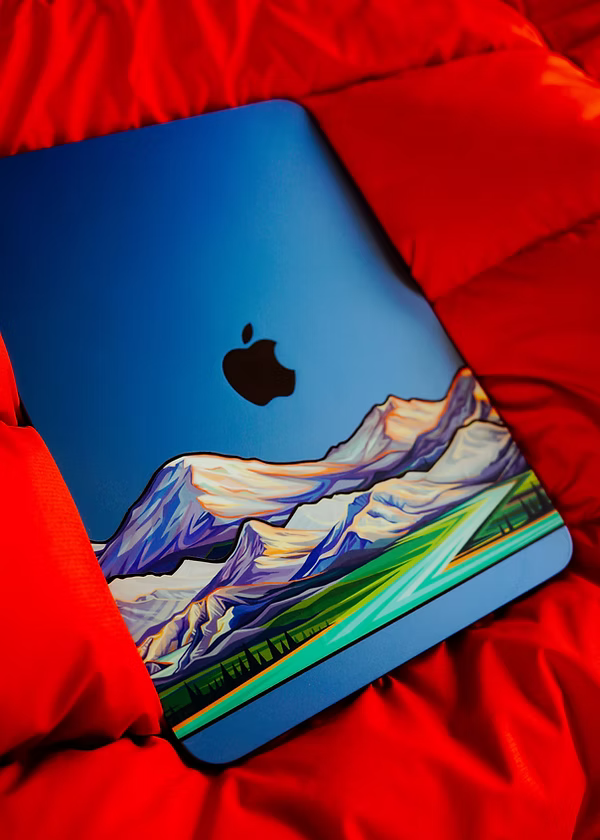 Cascade Volcanoes Infinity Sticker