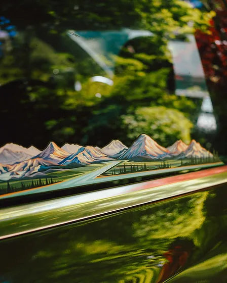 Cascade Volcanoes Infinity Sticker