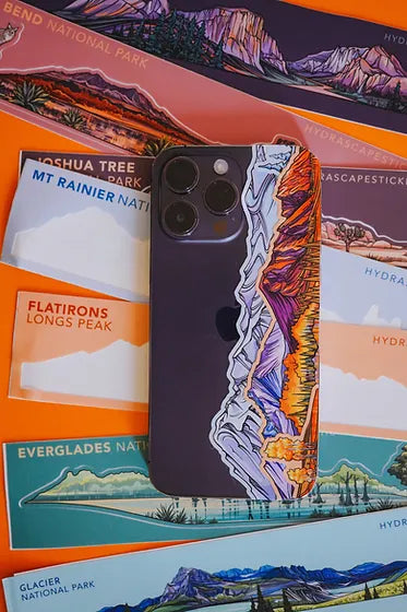 Glacier National Park Miniscape Sticker