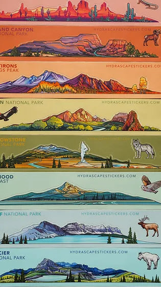 Zion National Park Miniscape Sticker
