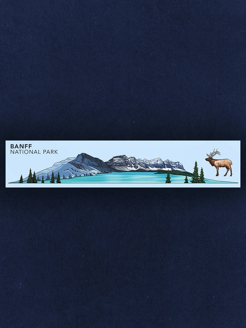 Banff National Park Miniscape Sticker