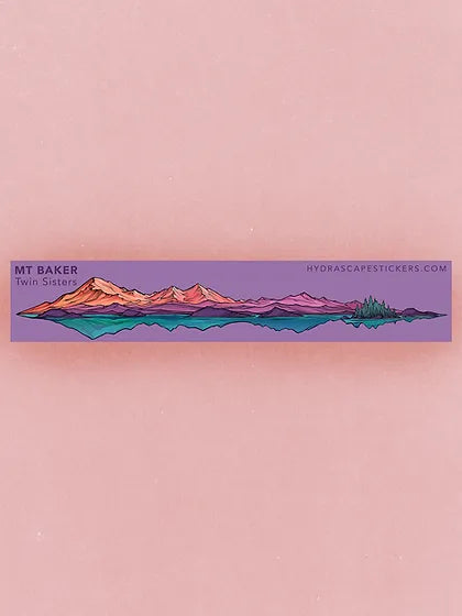 Mt Baker Miniscape Sticker