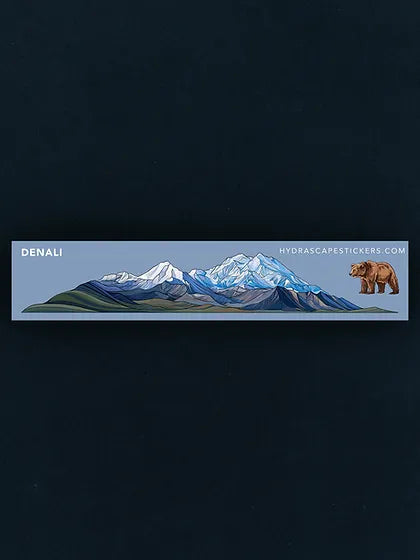 Denali National Park Miniscape Sticker