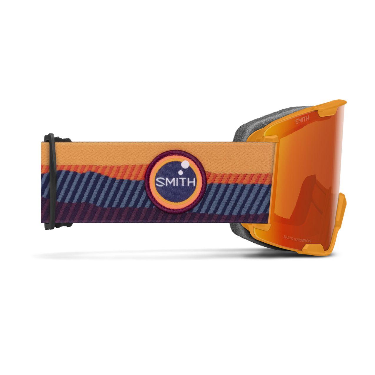 Smith Stash XL goggles - Electric Orange Sunrise + ChromaPop Everyday Red Mirror
