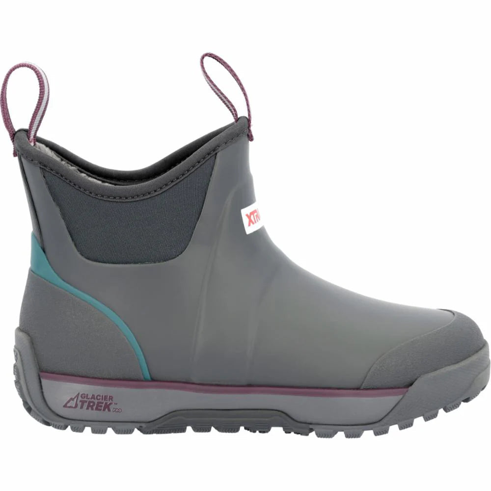 Women's 6 inch ADB Ice Rubber boot, Dark Shadow