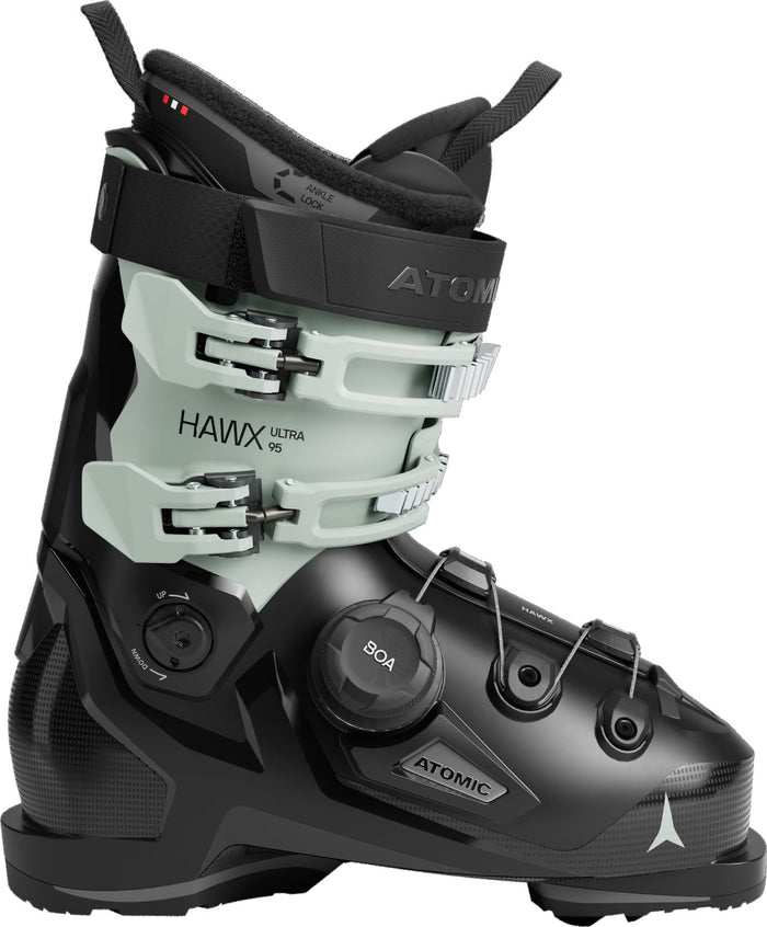 Atomic Hawx Ultra 95 BOA W women's ski boot - Black/Sage, side view