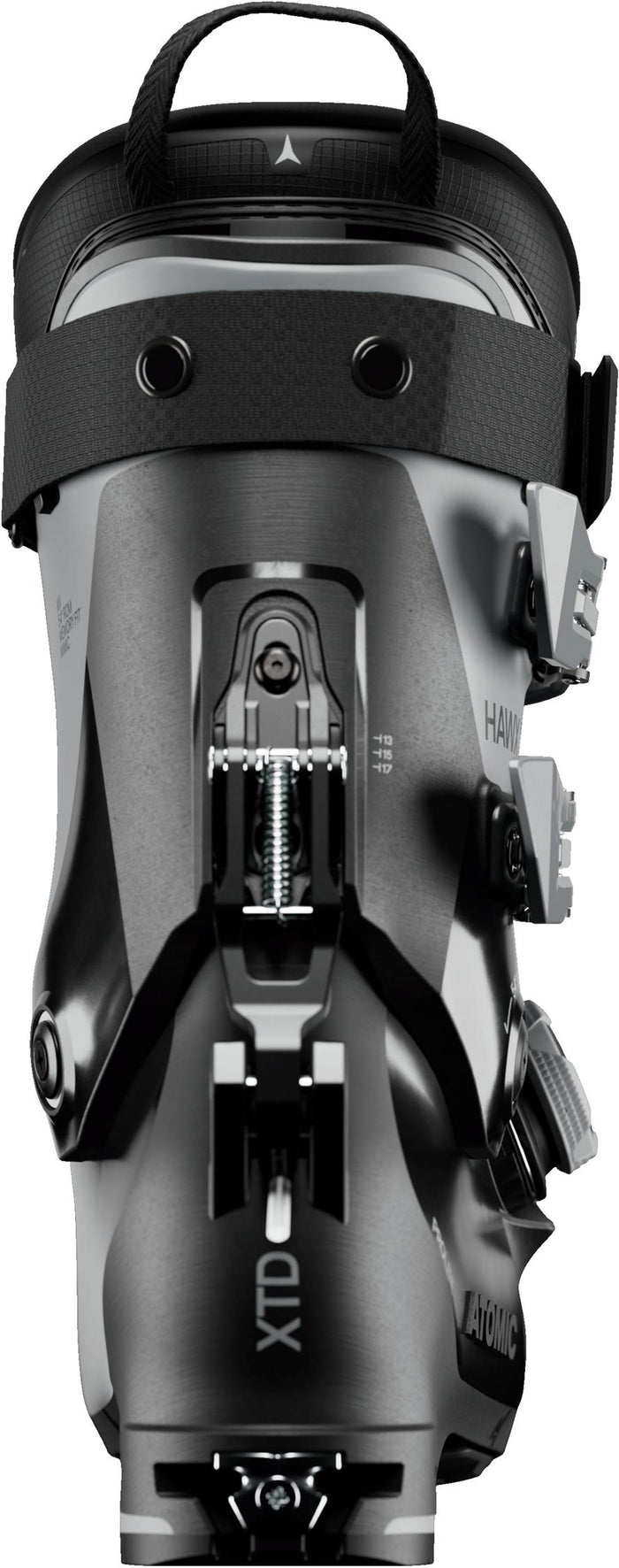 Atomic Hawx Prime XTD 95 BOA W touring ski boot - Black/Ice, front view