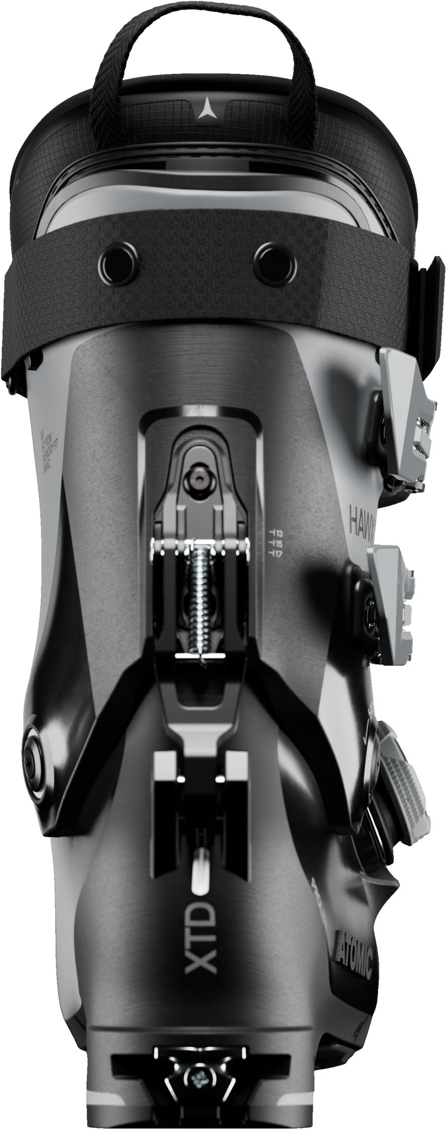 Atomic Hawx Prime XTD 95 BOA W touring ski boot - Black/Ice, front view