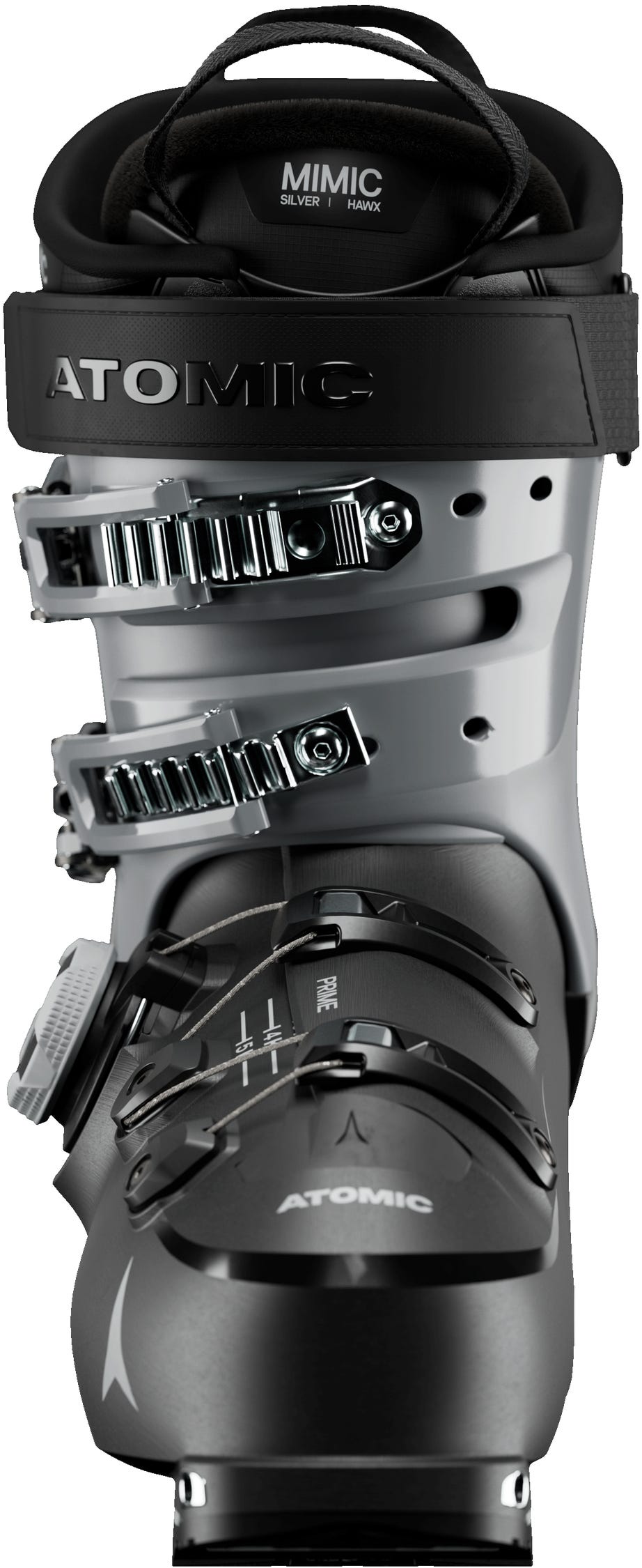 Atomic Hawx Prime XTD 95 BOA W touring ski boot - Black/Ice, angled view