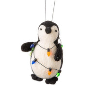 Abbott Penguin with Lights Ornament