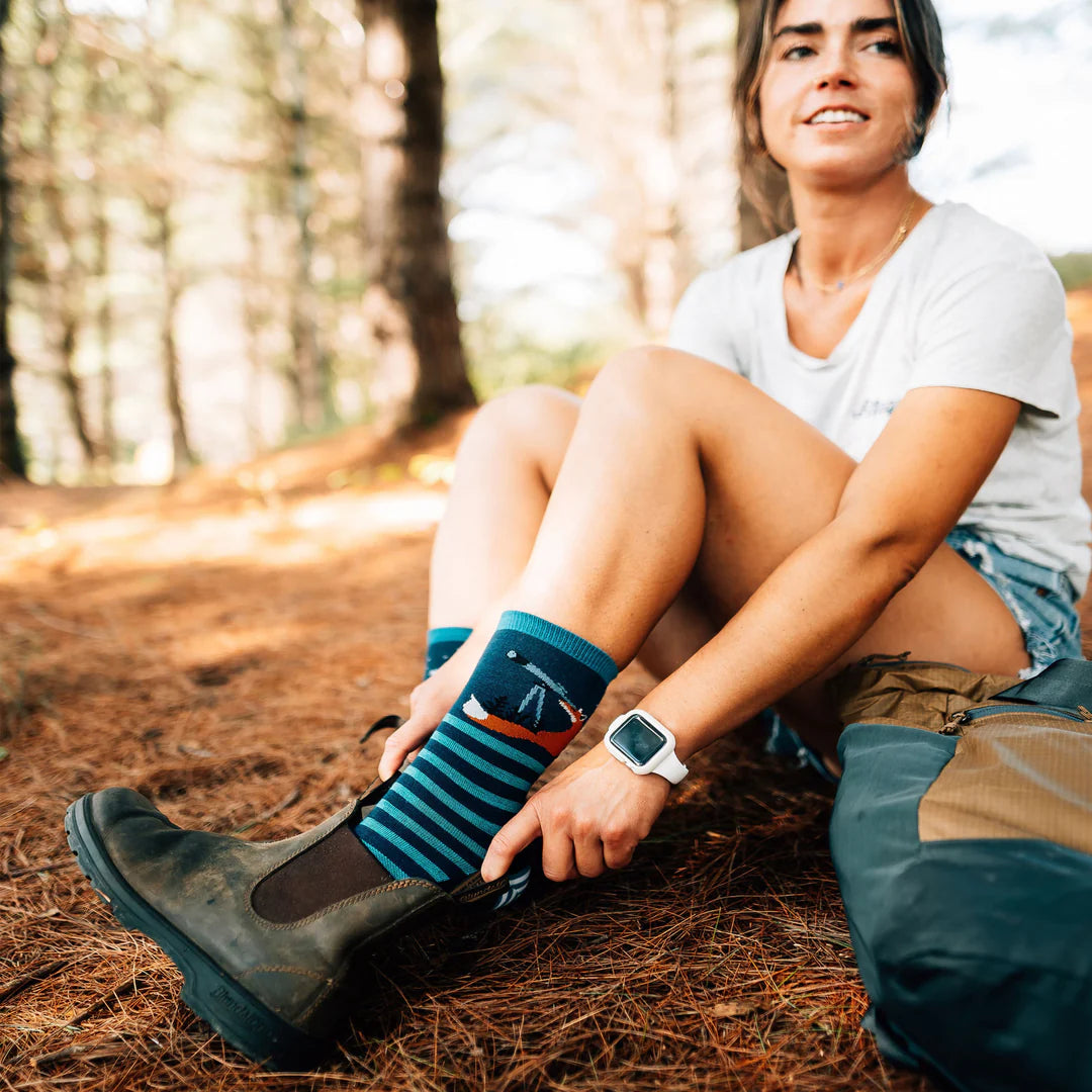 Women's Animal Haus Crew Lightweight Lifestyle Socks | 6037