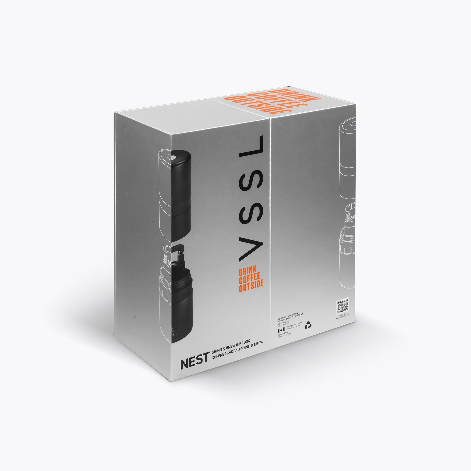 VSSL Nest Grind and Brew Gift Box - detail