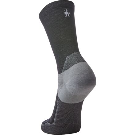 Smartwool Bike Zero Cushion Crew Socks in Black, detail view