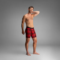 Bn3th Classic Icon Boxer Brief Lumber Jack Plaid-Red