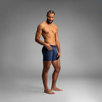Pro Ultra Boxer Brief in Nautical Blue, side view