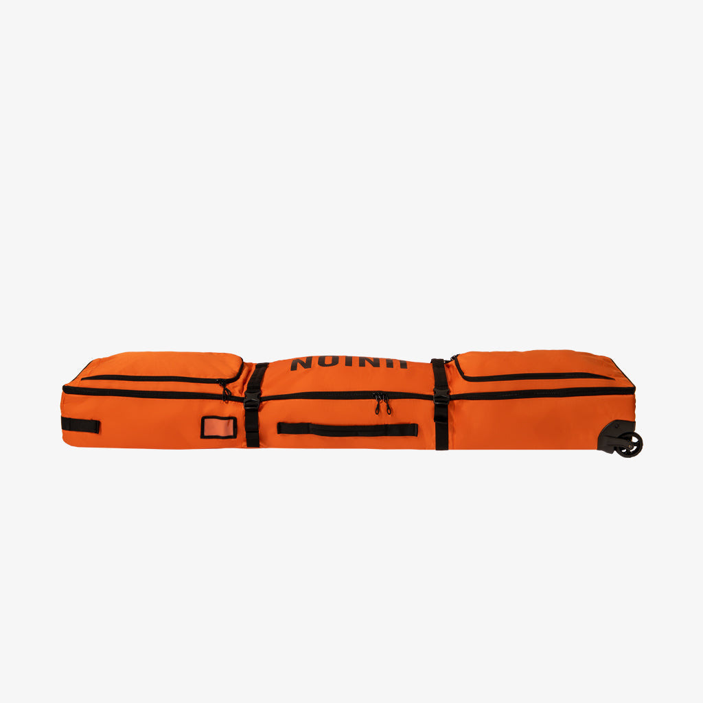Union wheeled snowboard bag loaded