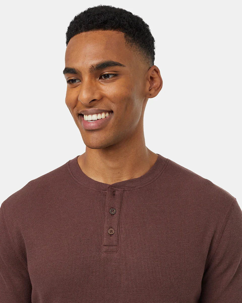 Men’s TreeWaffle Henley Longsleeve