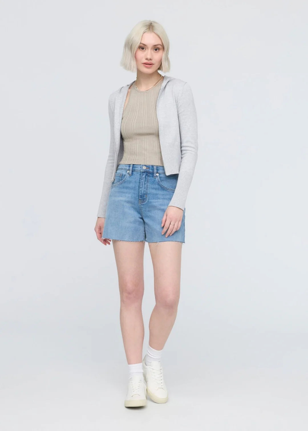 Women's Performance Denim+ High Rise Relaxed Short