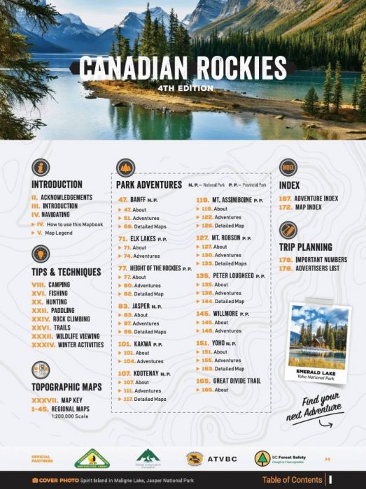 Canadian Rockies BC Mapbook