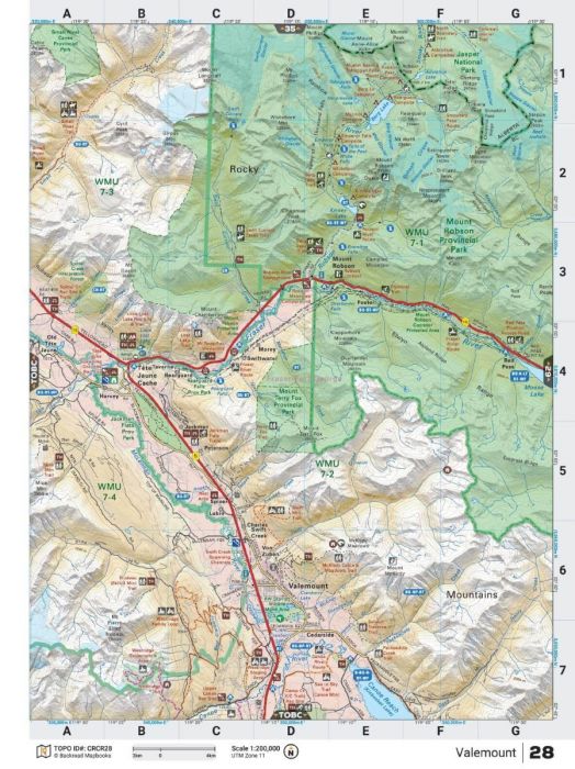 Canadian Rockies BC Mapbook