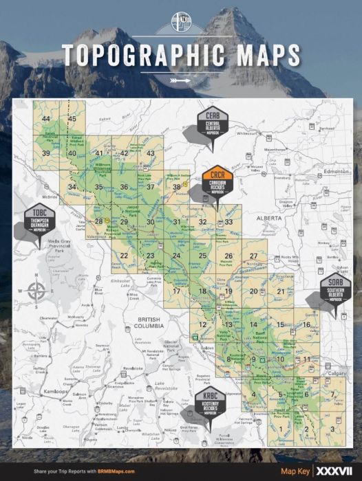 Canadian Rockies BC Mapbook