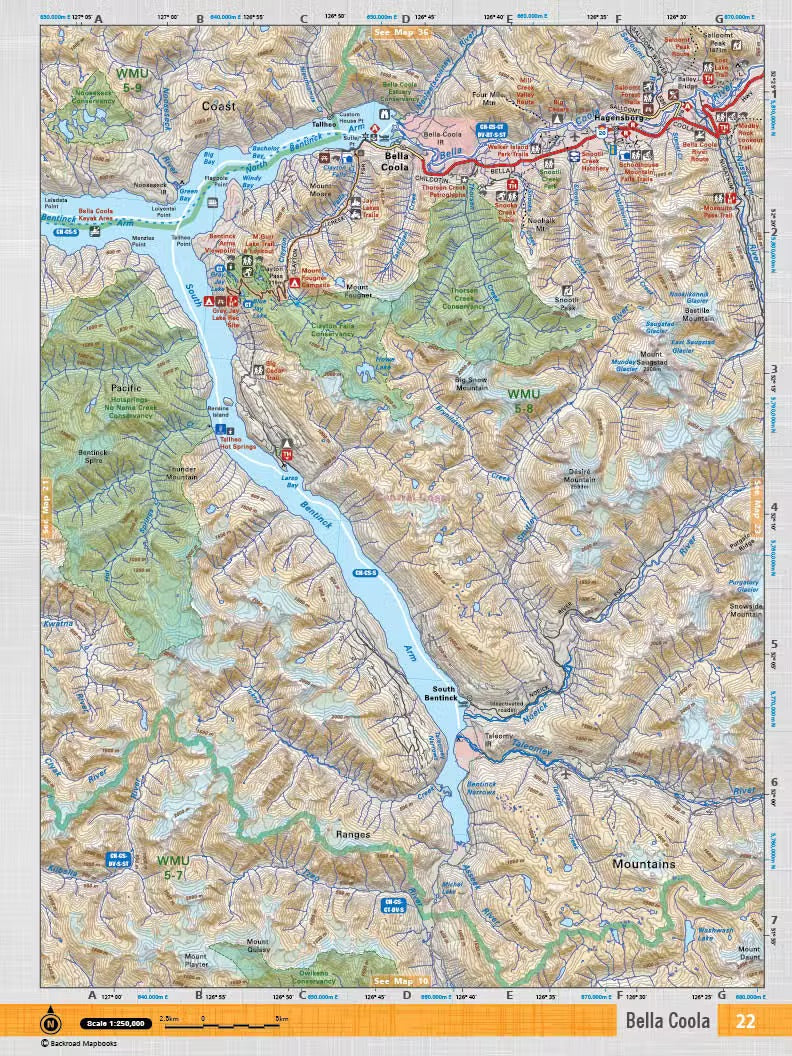 Cariboo Chilcotin Coast BC Mapbook