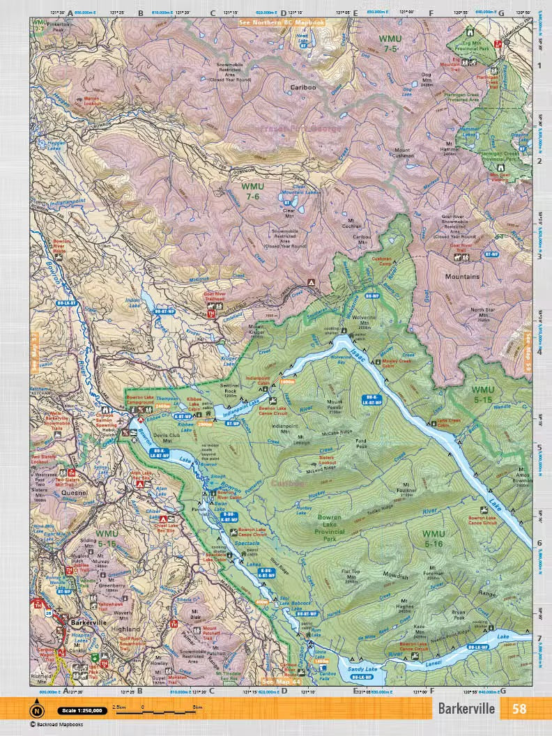 Cariboo Chilcotin Coast BC Mapbook