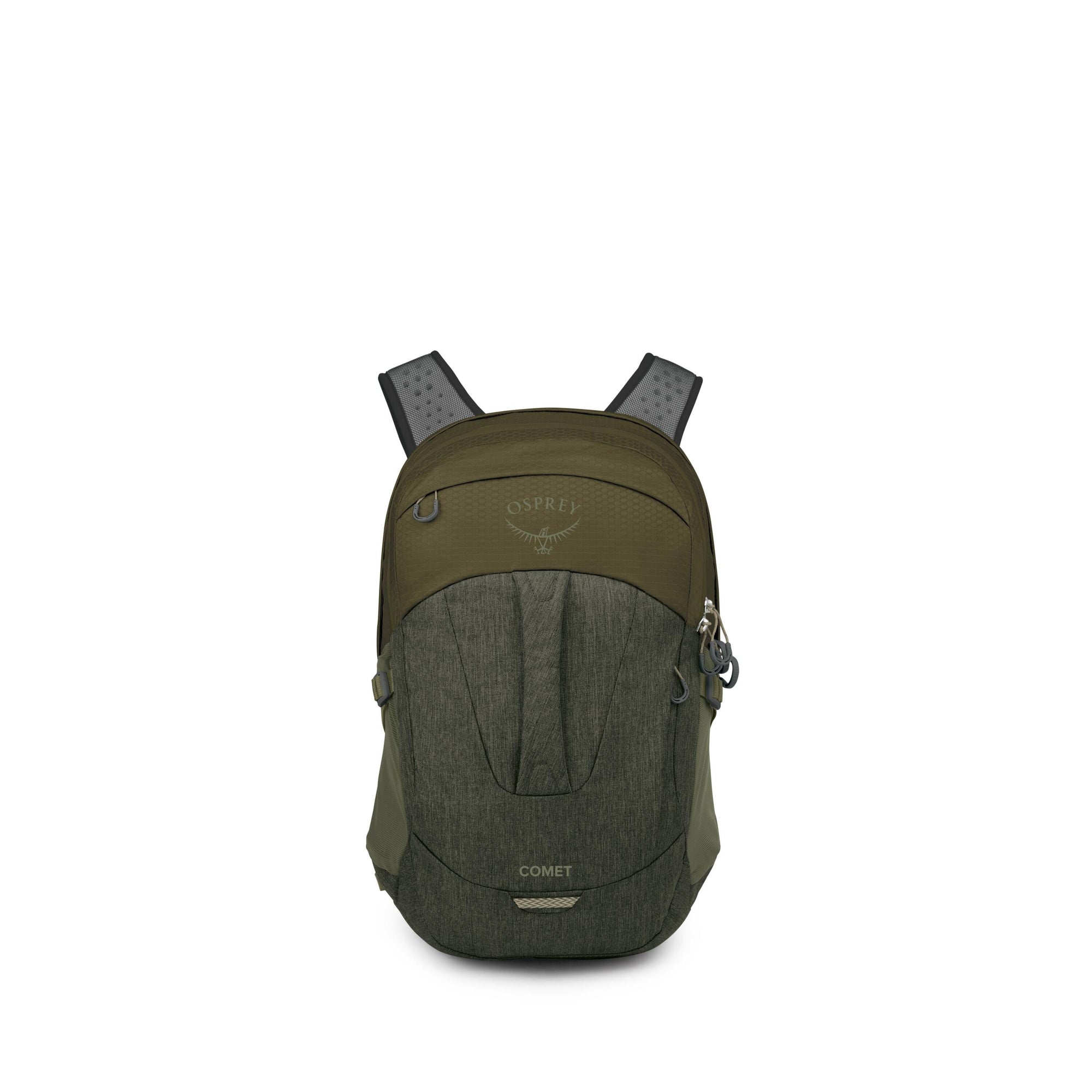 Osprey Comet 30, Moss Green/Earl Grey Heather (front)