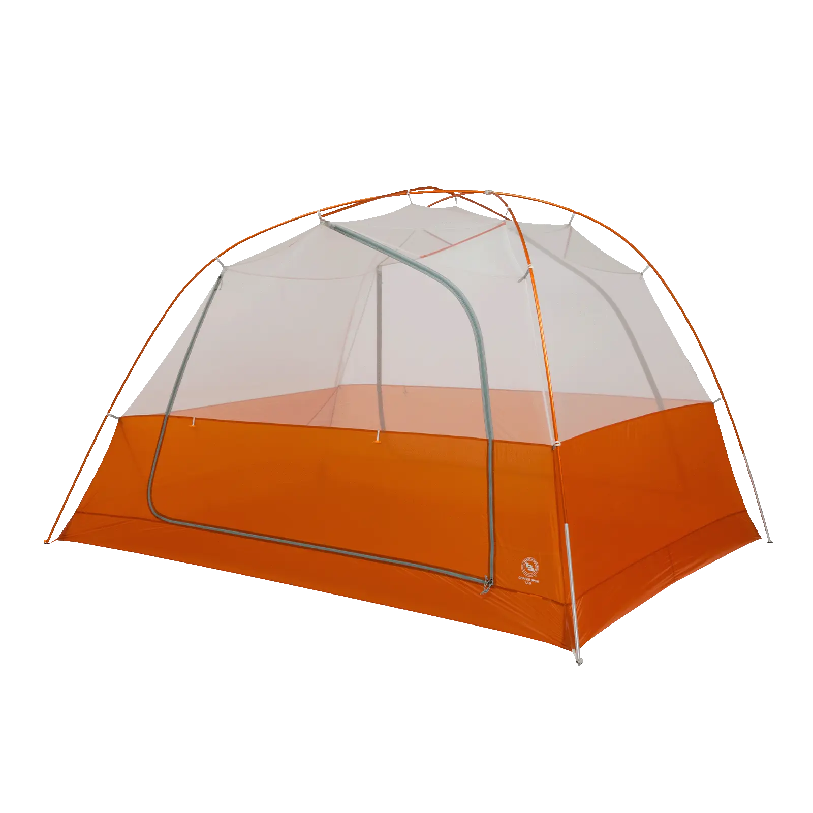 Big Agnes Copper Spur UL5 - Tangelo, pitched
