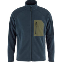 Fjallraven Men's Kaipak Fleece - Dark Navy/Laurel Green