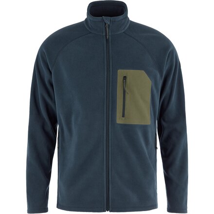 Fjallraven Men's Kaipak Fleece - Dark Navy/Laurel Green