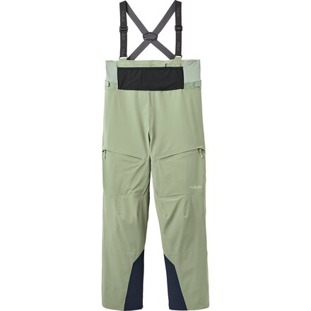 Rab Kinetic Alpine Stretch Bib, Women's, Dark Fig Green, front