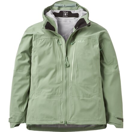 Rab Kinetic Alpine Stretch Jacket, Women's, Dark Fig Green, front