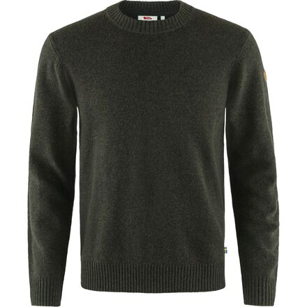 Fjällräven Men's Övik Round-neck Sweater, Dark Olive