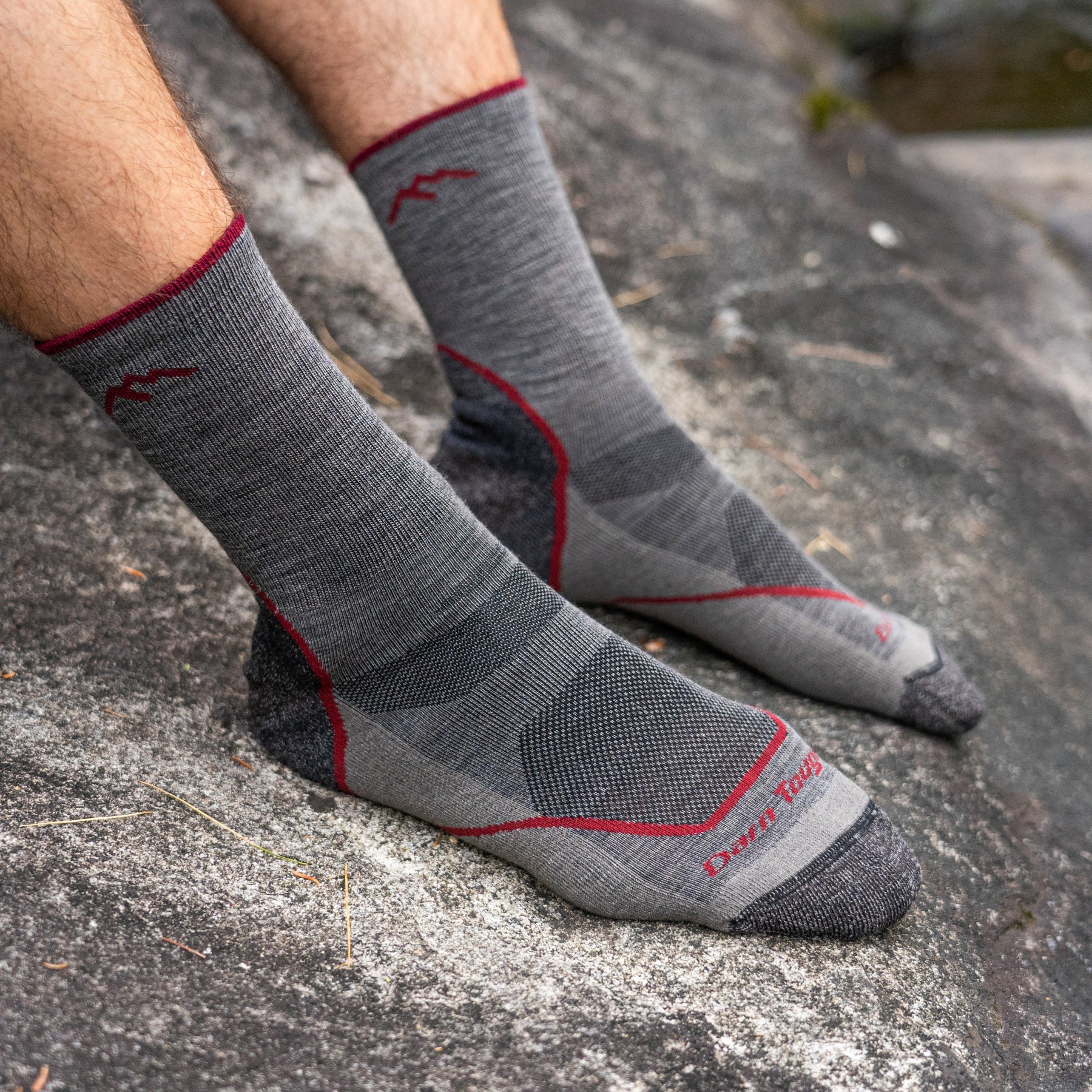 Men's Light Hiker Micro Crew Lightweight Hiking Sock