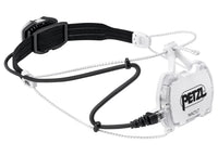 Petzl NAO LT headlamp, Black/White, side view