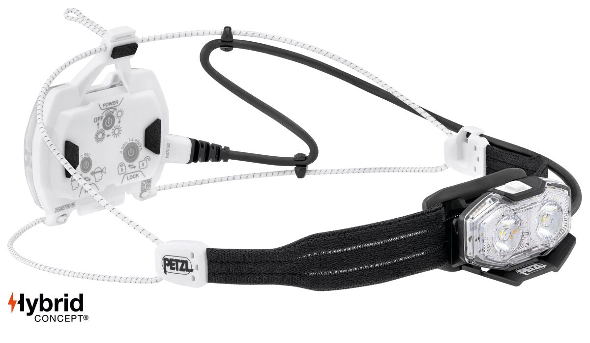 Petzl NAO LT headlamp, Black/White