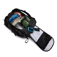 Raide Research EX 55L, Black (back panel open)