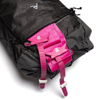 Raide Research EX 55L, Black (stash pocket)