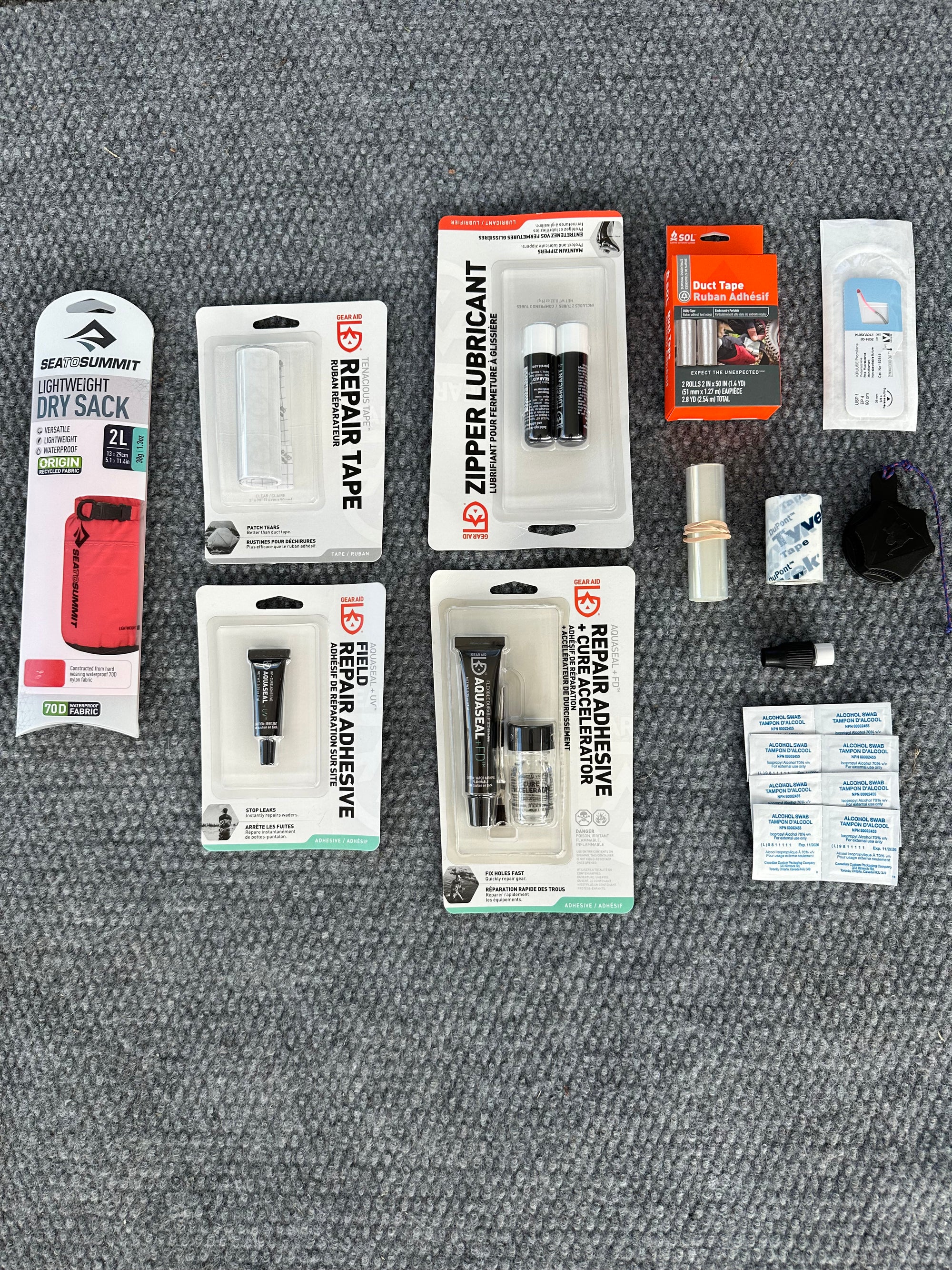 Expedition Packraft Repair Kit