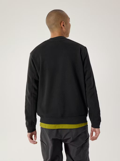 Men's Emblem Fleece Crew Neck Pullover