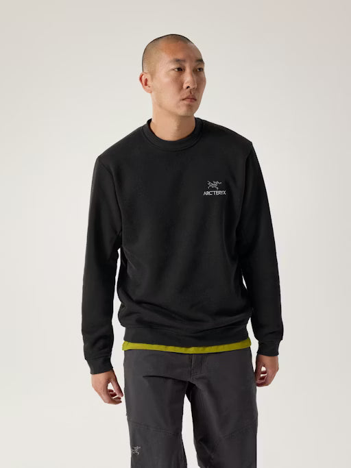 Men's Emblem Fleece Crew Neck Pullover