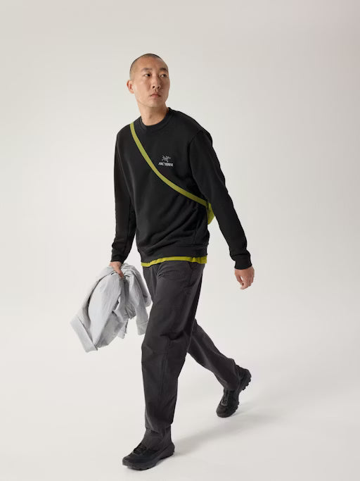 Men's Emblem Fleece Crew Neck Pullover
