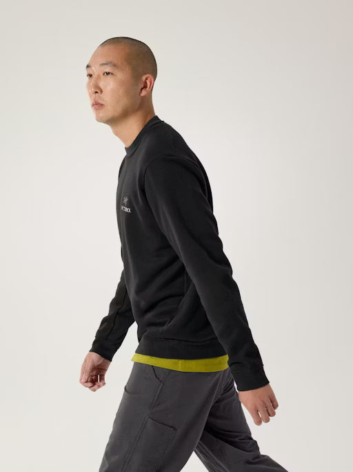 Men's Emblem Fleece Crew Neck Pullover