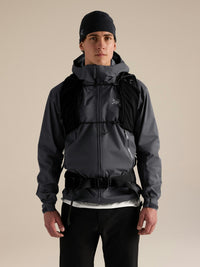 Arc'teryx Aerios 35 Backpack - Black, back