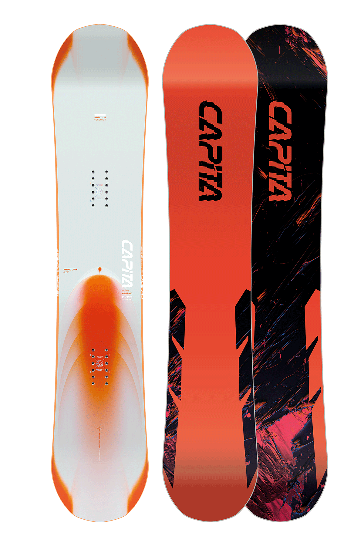 CAPiTA Mercury Wide Snowboard 2027 top and base