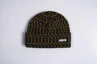 Autumn Chevron Beanie - Fir