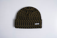 Autumn Chevron Beanie - Fir