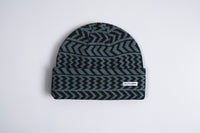 Autumn Chevron Beanie - Slate