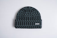 Autumn Chevron Beanie - Slate